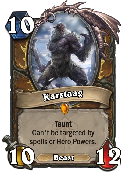 Karstaag - Custom Hearthstone Card